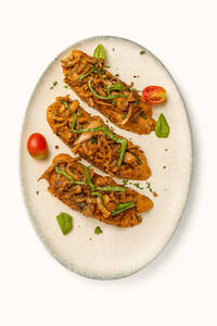 Garlic Butter Mushroom Toast