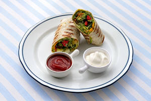 Hummus Falafel Wrap