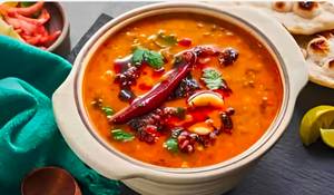 Arhar dal with butter Tadka