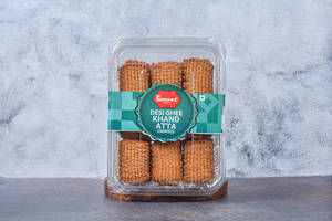 Desi Ghee Khand Aata Cookies 400 Gm