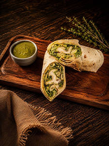 Chicken Pahadi Tikka Roll