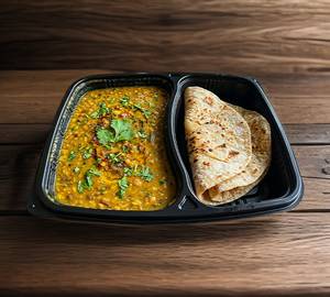 Dal Fry with Tawa Roti Combo