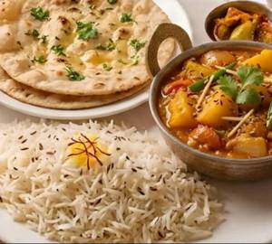 Special Egg Thali With Butter Tadka
