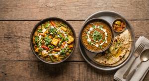 Dal Makhni + Mix Veg + 4 Butter Tandoori Roti