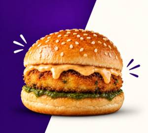 Crispy Aloo Tikki Burger