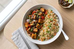 Paneer Chilli Rice Bowl