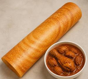 Dosa With Chicken Curry
