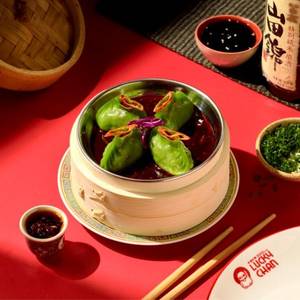 Spicy Asparagus Dumplings