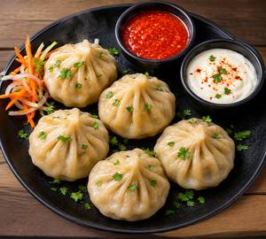 Corn Cheese Momos [5 Pieces]