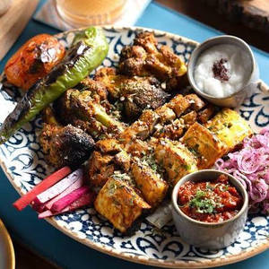 Bagh-e-khas Platter (vegetable Kebab  Platter)