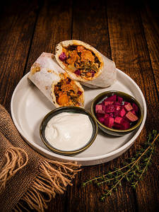 Fiery Veg Shawarma