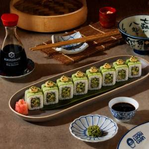 Cucumber Miso Cream Cheese Roll