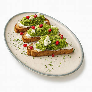 Avocado Cream Cheese Toast
