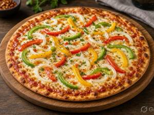 Onion Capsicum Pizza