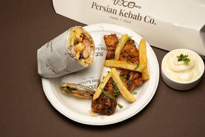 Lebanese Spicy Chicken Kebab Roll