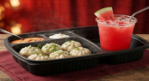 Paneer Momo 6pcs + Watermelon Juice