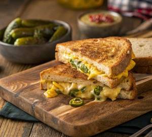 Jalapeno cheese sandwich