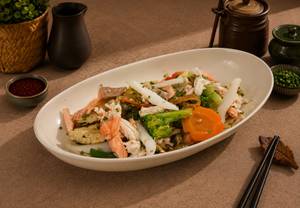 Sauteed Seafood And Vegetables