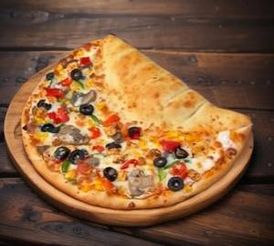 Half Pizza Half Calzone