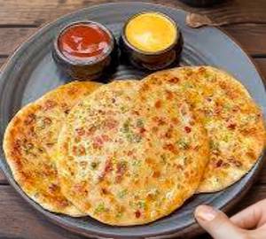 Baby corn paratha