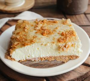 Butterscotch Cheesecake Square pastry 