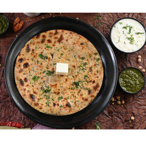Whole Wheat Paneer Masala Tandoori Parantha