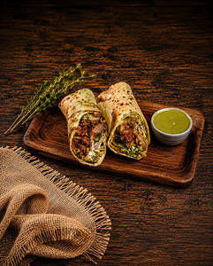 Mutton Bhuna Roll