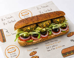 Veg Spinach Corn Patty Sub