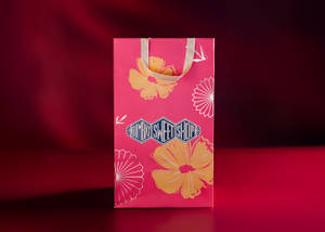 Small Coral Gift Bag