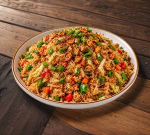 Burnt Garlic Veg Fried Rice