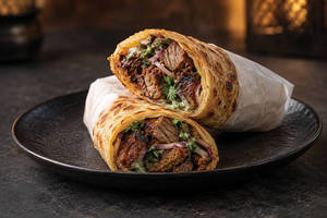 Veg Mutton Tikka Roll