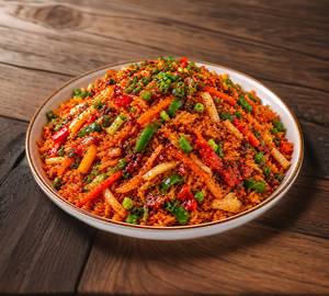 Triple Schezwan Veg Fried Rice