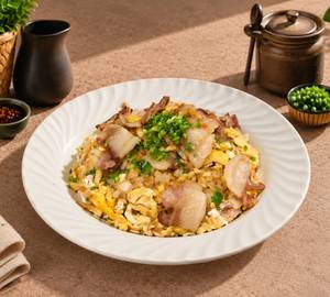 Fried Rice With Pork And Vegetables