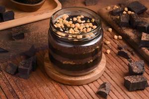 Triple Chocolate Cake Jar