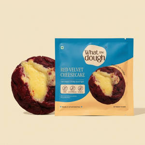 Red Velvet Cheesecake Cookie (eggless)
