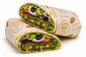 Spianch Corn Patty Wrap