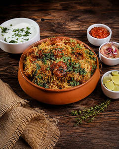 Prawns Dum Biryani