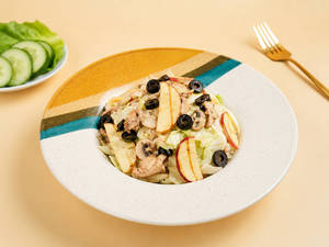 Pulled Roast Chicken & Mushroom Salad