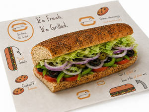 Veg Devine Simply Veggie Sub