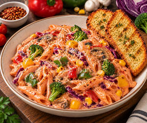 Rose Pink Cream Pasta