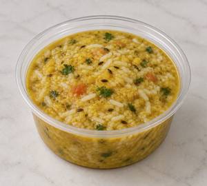 Plain Rice With Dal