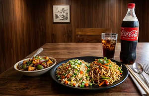 Chilli Paneer & Fried Rice / Noodles Combo
