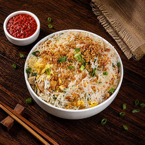 Chicken Burnt Garlic Fried Rice