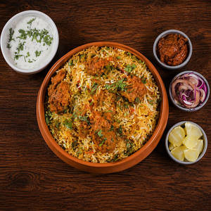 Chicken Dum Biryani Boneless