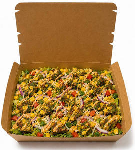Veg Spinach Corn Patty Salad