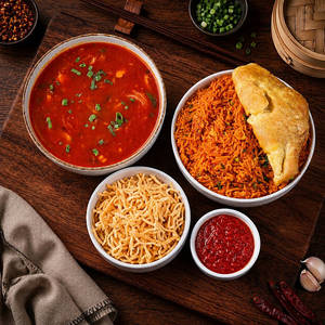 Chicken Triple Schezwan Fried Rice