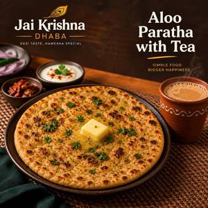 Aloo Paratha With Tea