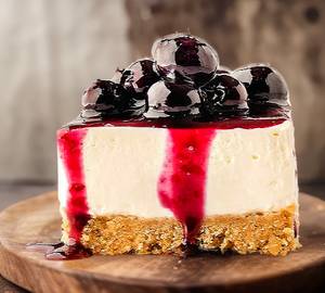 Fresh Blueberry Cheesecake  Square Pastry