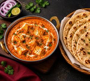 Paneer Butter Masala (Nano Size) + 2 Tawa Butter Roti