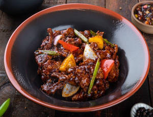 Lamb In Black Pepper Sauce (Serves 1-2)
